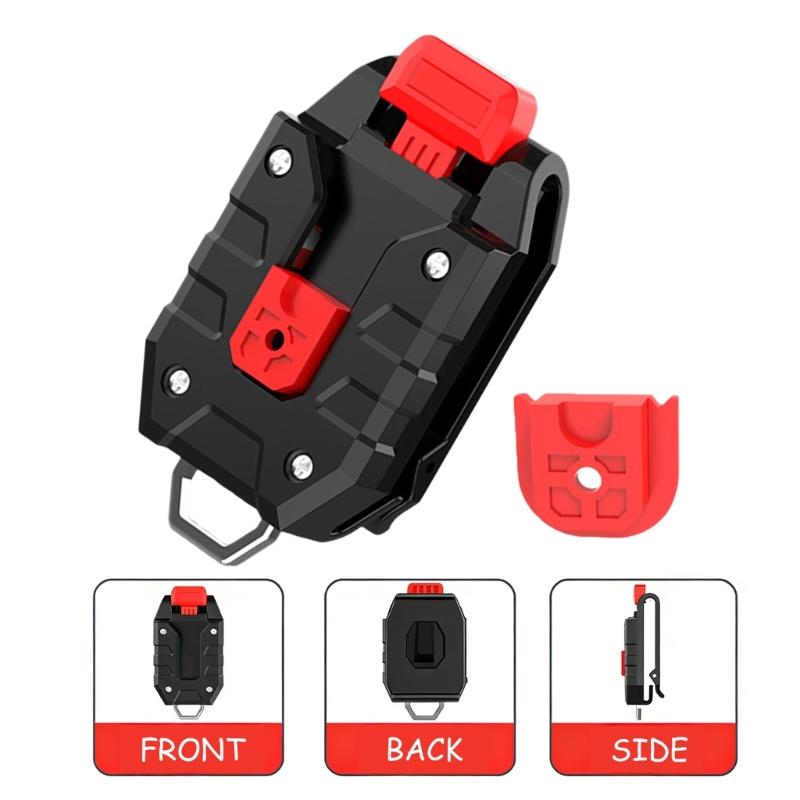 Universal Retractable Tape Measure Hook Mount With Press Button Release Fit Most Standard Measuring Tool 80x43mm