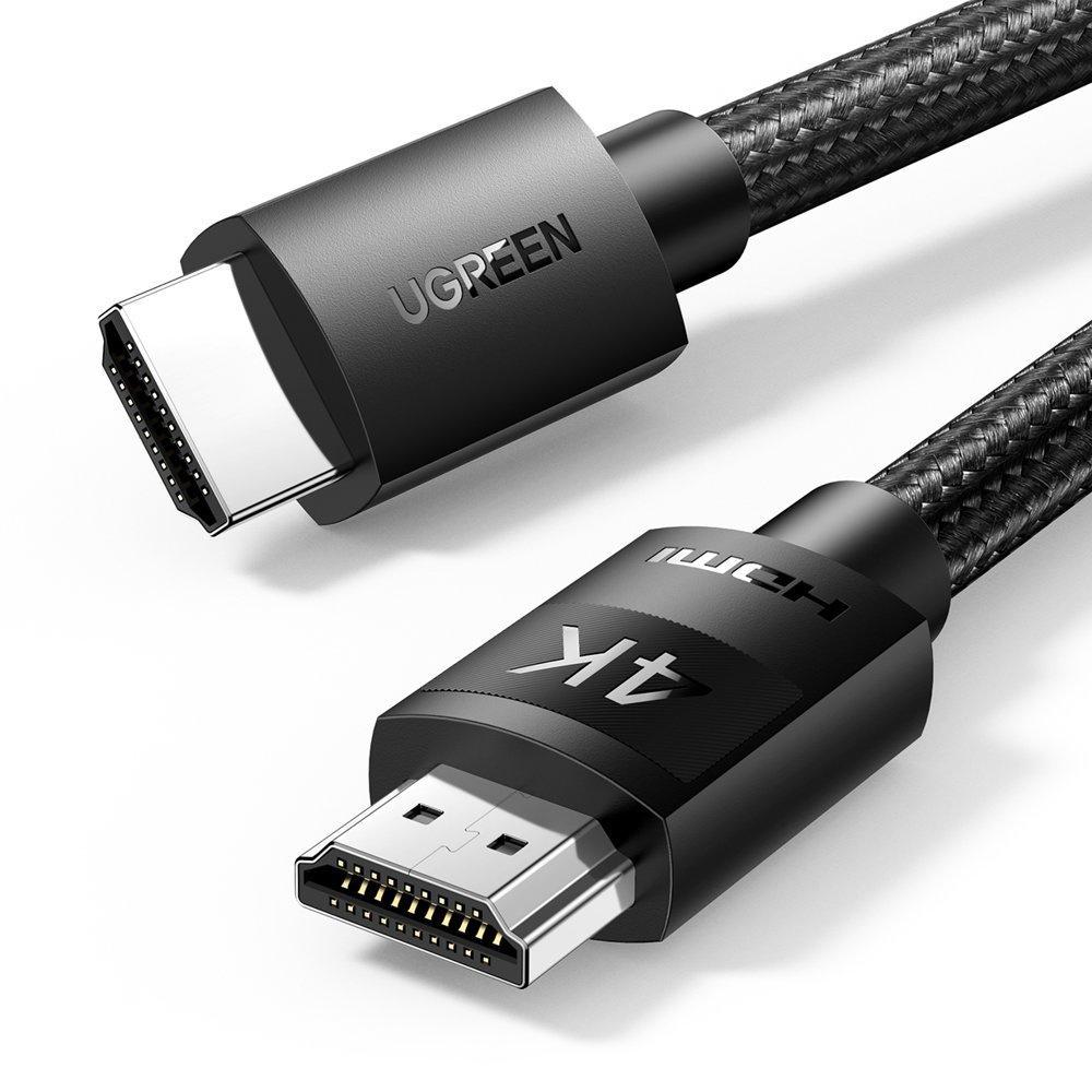 Ugreen Premium 2m 4K HDMI 2.0 Cable - High-Speed Connectivity, Black (Model HD119 40101)
