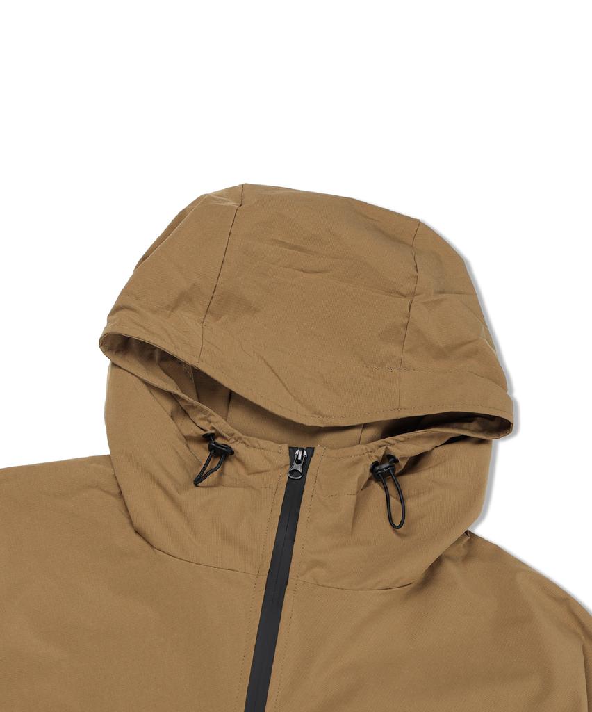 Andagain Utility Essential Windbreaker (Brown