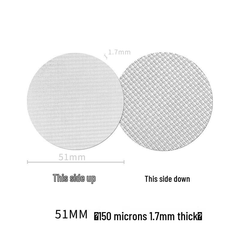 Sifeli Italian Coffee Machine Portafilter Basket, 1.7mm Water Distribution Screen, Fits 51/53/58MM Portafilter.