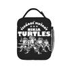 Teenage Turtles Eating Pizza And Skateboarding Insulated Lunch Bag Cooler Bag Meal Container Ninja Turtles Tote Lunch Box
