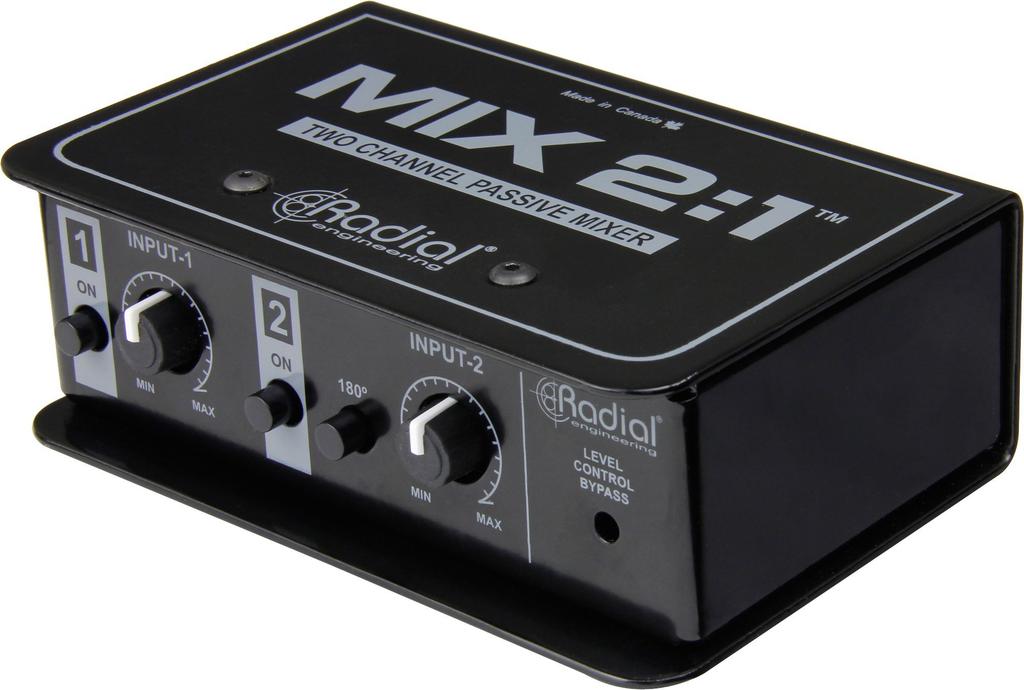 Engineering MIX audio mixer []Radial 21 2-channel