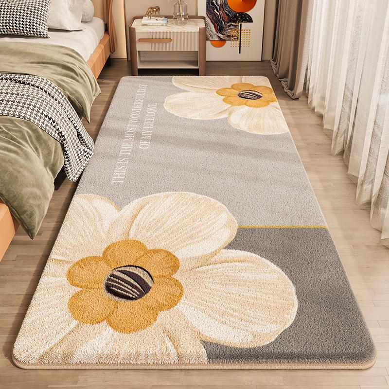 

Потовщений килим для спальні зі штучного кашеміру: М який, універсальний килимок для підлоги для приліжкової зони або під ліжко 140x200 cm