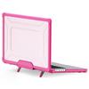 For MacBook Pro 16 inch (2024) (2023) (2021) (A2485 M1 Pro/M1 Max/A2780) Anti-Slip Laptop Case Heat Dissipation PC+TPU Kickstand Cover