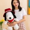 Denim Snoopy Plüschtier mit PP-Baumwollfüllung für Geburtstagsgeschenk und Schlafkissen