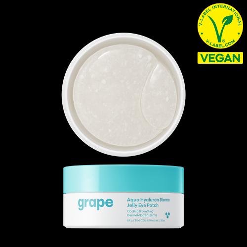 Thank You Farmer Green Grape Aqua Biome Jelly Eye Patch (60 patches/84g) FREE