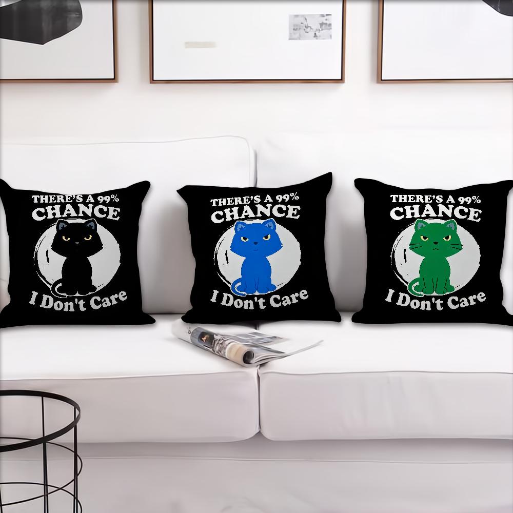 I Probably Don't Care About The cushion cover Pillow Cover Decoration Room Home Sofa living Office Car Nordic Simplicity