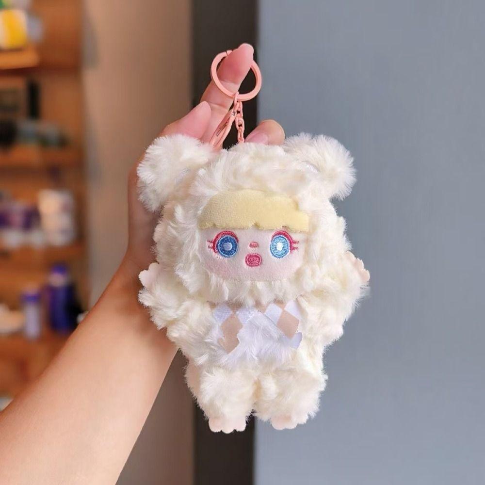 Soft Anime Doll Pendant Plushies Doll Bear Plush Keychain Bee Plush Coin Purse Hanging Accessory