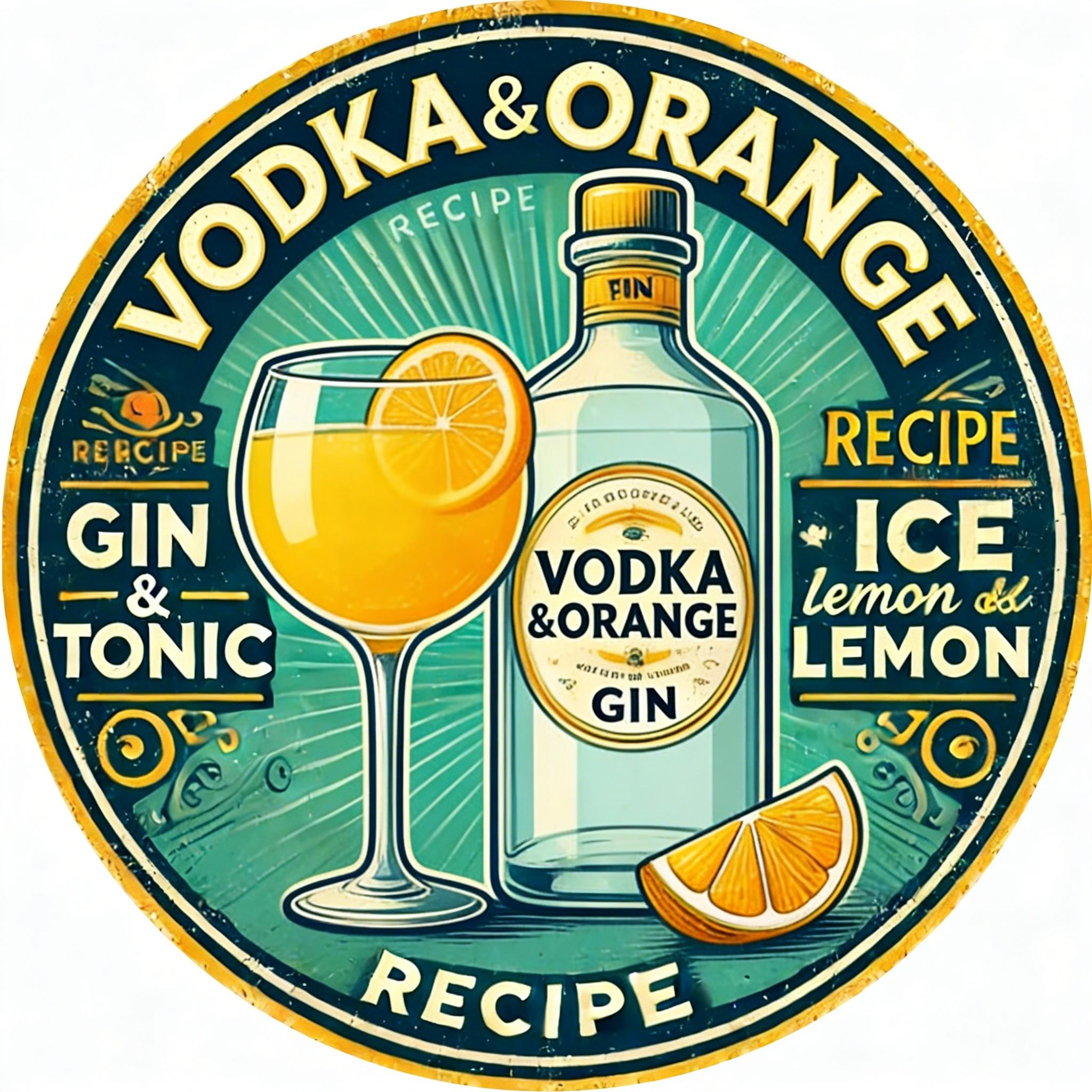 Brandy Sour Retro Cocktail Recipe Metal Sign Vintage Bar Kitchen Decor 20x20cm(8x8inch)