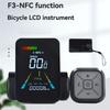 AB96-F3 E-Bike NFC LCD Display Animated Color Meter 24V/36V/48V/60V UART Electric Scooter NFC LCD Meter Speedometer