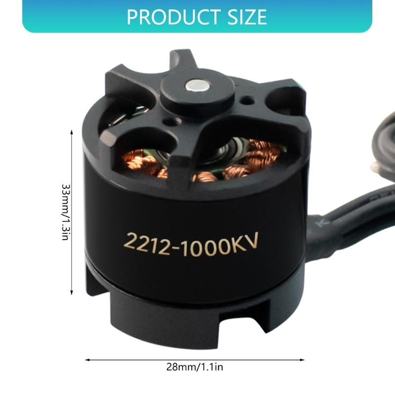 2212 Brushless Motor with 1000kv,1250kv,1400kv,1900kv,2200kv Option for Drones Performances In Various Aviation Model