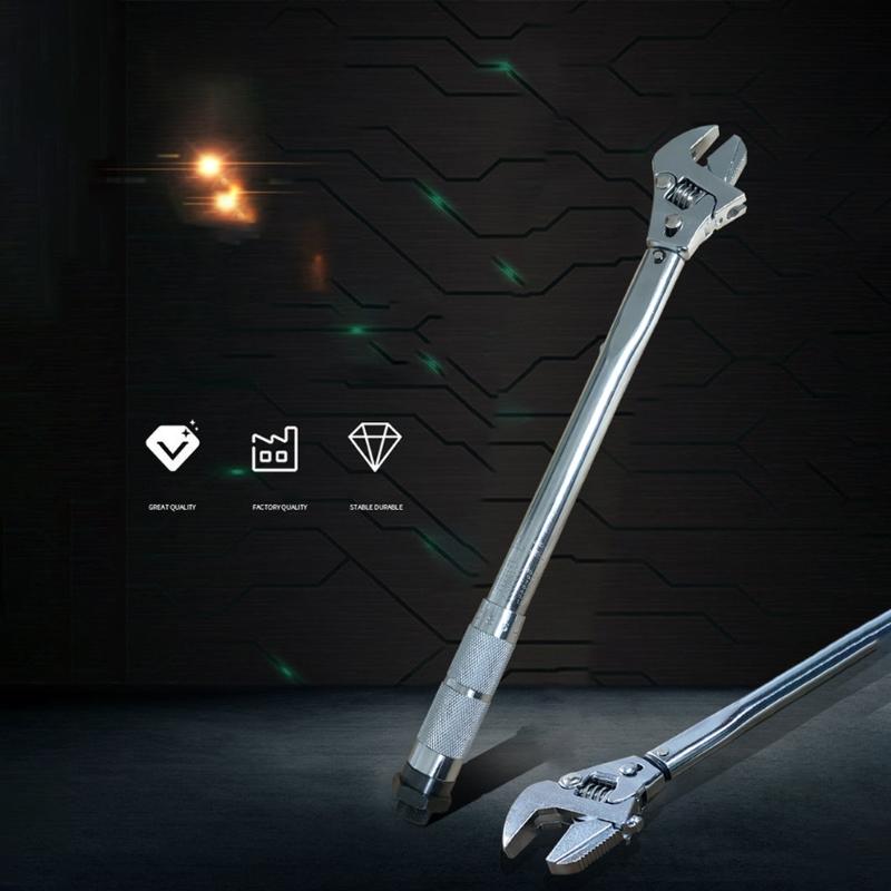 Professioneller Schraubenschlüssel mit austauschbarem Kopf. Langlebige und präzise Schraubenschlüssel. Einstellbares Drehmoment. Handwerkzeug