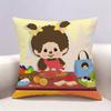 MMonchhichi New   Doublesided print Pillow Case Pattern Printed Pillowcase For Living Room Sofa Cushion Cover