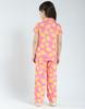MONTE CARLO Girls Printed Collar Neck Lower Set