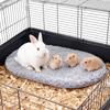 1 PC Warm Winter Plush Thickened Pet Mat Non-slip Water Absorbent Sleeping Mat for Pet Small Animals Hamsters Guinea Pigs Rabbit