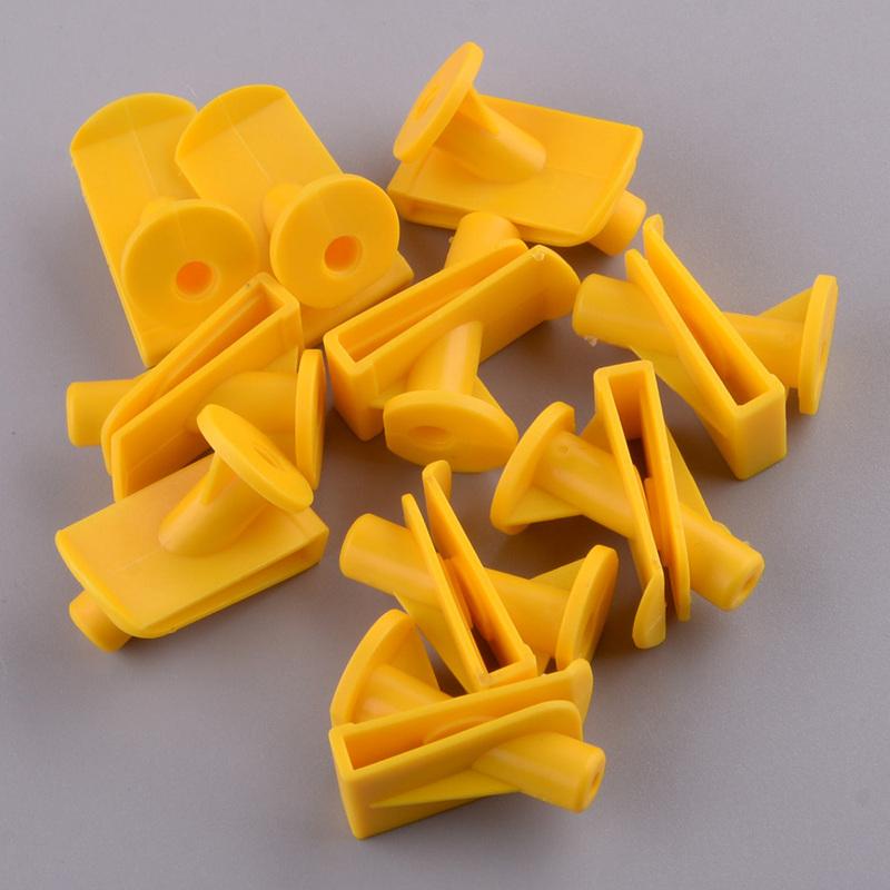 10Pcs Undertray Underbody Cladding Fastening Clip Plastic Fit for Mercedes-Benz Smart Fortwo 450 451 Yellow