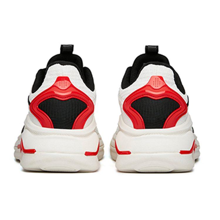 Anta Variety Training Collection Breathable And Lightweight Low top Training Shoes Men's White Red 112147722-1