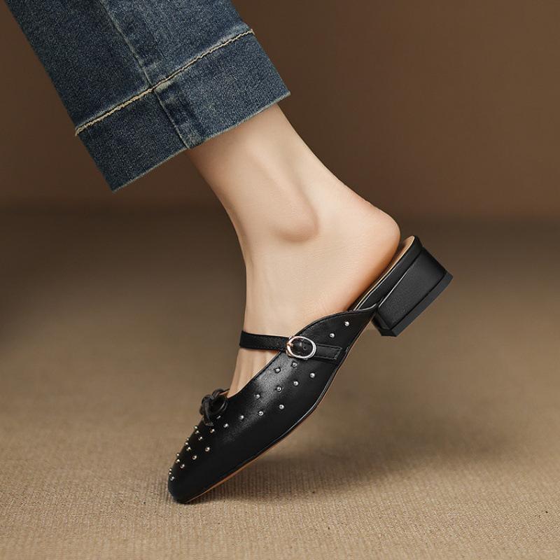 

New women s large size cool slippers summer women s flat sandals casual solid color women s shoes hollow slippers bag head drag 39 чёрный