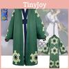 One Piece Roronoa Zoro Cosplay Kostüm Hochwertiger Kimono Robe Vollanzug für Halloween und Themenpartys