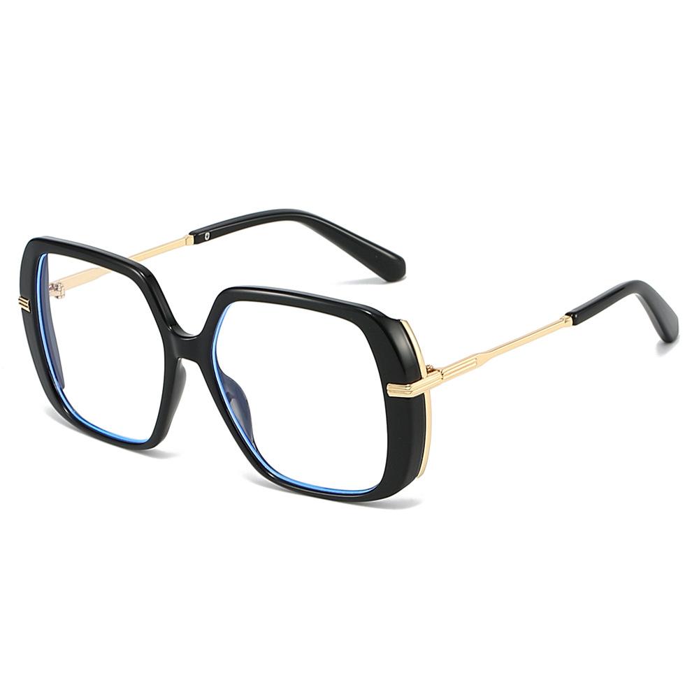 

Oversized Square Blue Light Blocking Glasses with for Women Computer Use with Anti Radiation Lenses Lightweight as pictures