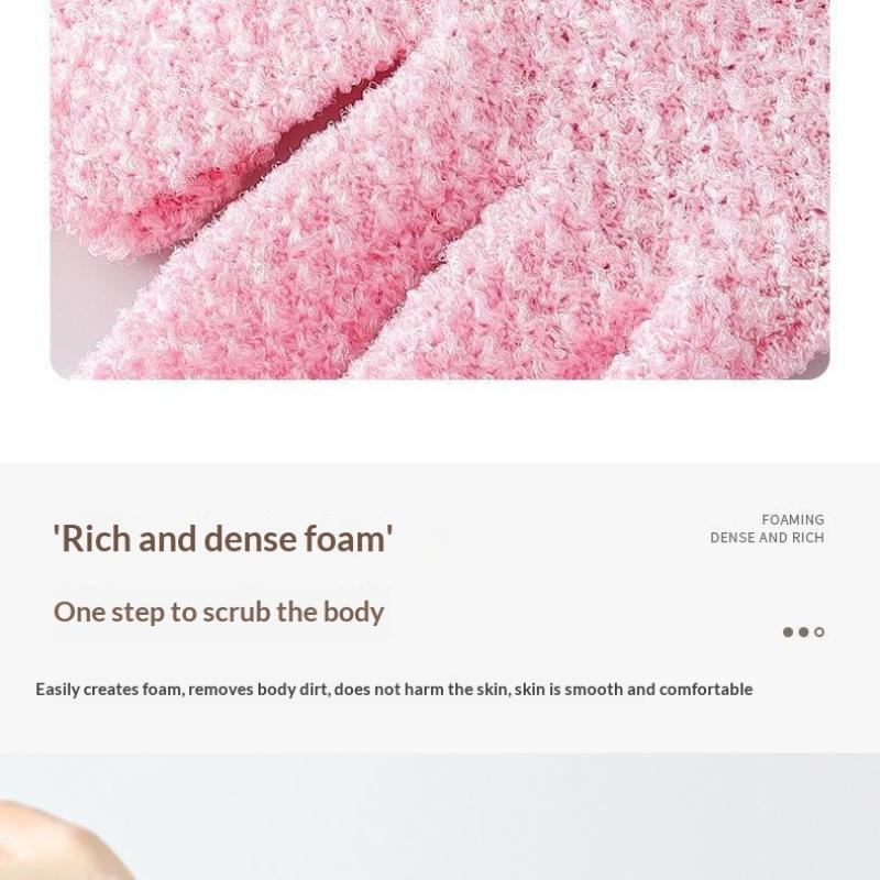 Exfoliating Bath Gloves Soft Massage Shower Gloves For Deep Cleansing & Dead Skin Removal