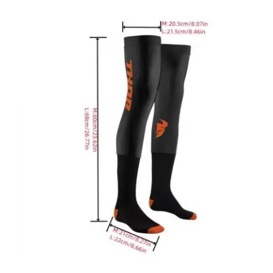 Colorful cycling outdoor off-road  mx motorcycle cool riding anti slip long socks