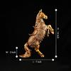 35,56 cm Aufsteigendes Pferd Dekorative Skulptur Elegante Pferdefigur für Zuhause, Bürodekoration, Perfektes Geschenk für Liebhaber, Pferdeliebhaber, Tier