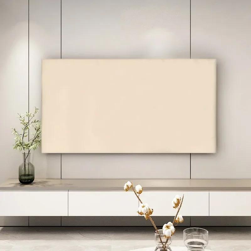 32/85 Inch TV Hood Dust-Proof Cover Solid Color Elastic Household LCD Dust Cover Dustproof and Sun Protection TV Dust Cloth