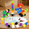 Magic Cube Puzzle Building Blocks Kindergarten Educational Color Recognition DIY Building Blocks Toys Gifts With Changing Colors