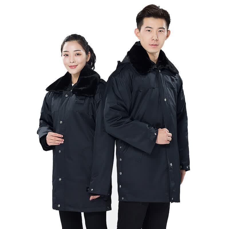 Zheye Thickened Reflective Winter Security Guard Coat