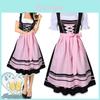Bezauberndes Oktoberfest Damen Bierkrug-Dirndl Dirndl Heidi Kostüm Set