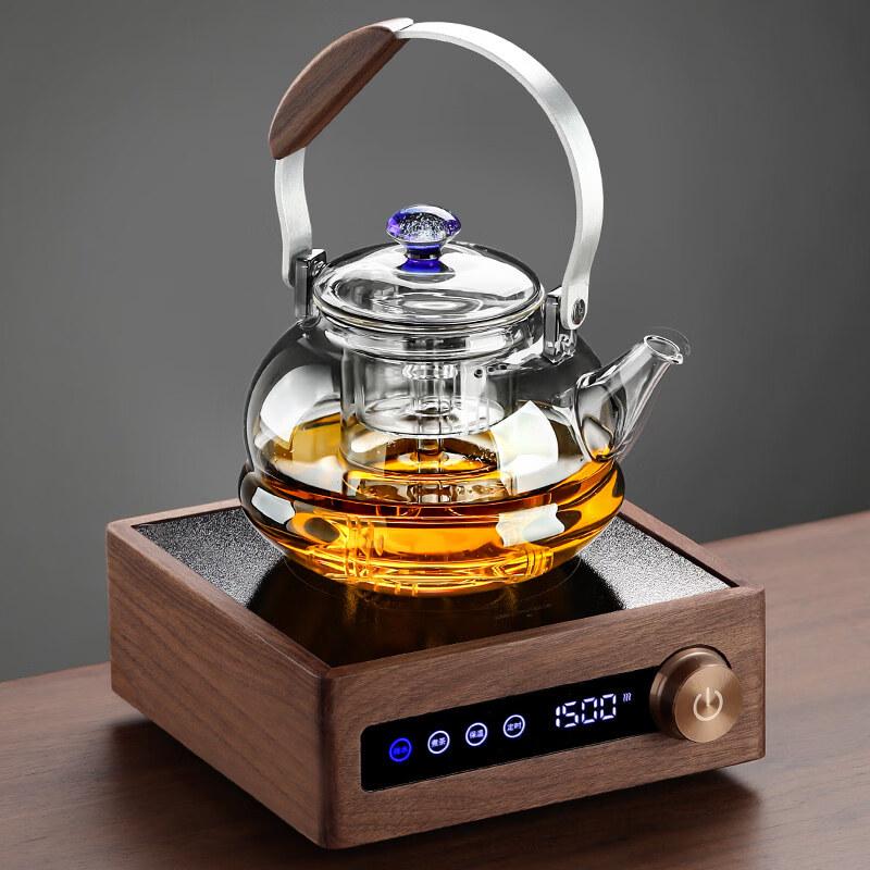Boyiduo Glass Tea Kettle with 1500W Electric Ceramic Stove