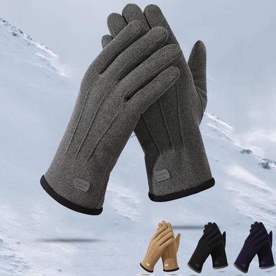 Luvas Femininas Elegantes Luvas de Inverno Quentes para Pulso Luvas Mittens Caxemira Dedos Inteiros Luvas Femininas de Caxemira Luvas Femininas