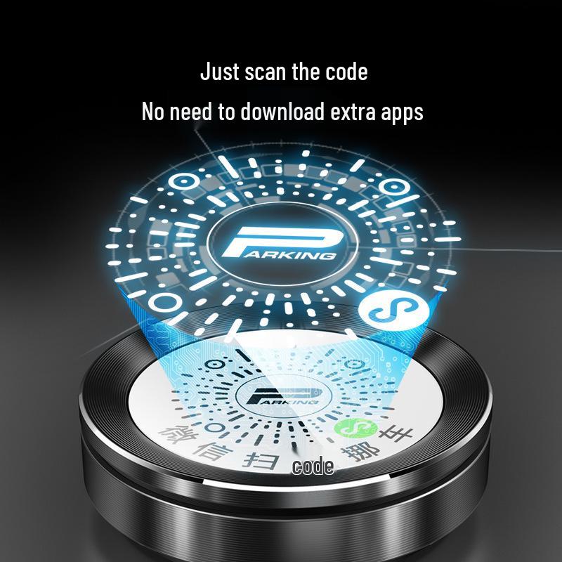 Aromatherapy Temporary Car QR Code Number Plate and Parking Sign