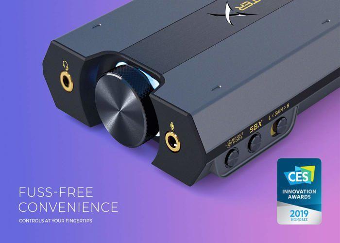 Carte d'acquisition audio et vidéo - Creative - SBX-G6 - Son surround 7.1 - Amplificateur de casque - USB