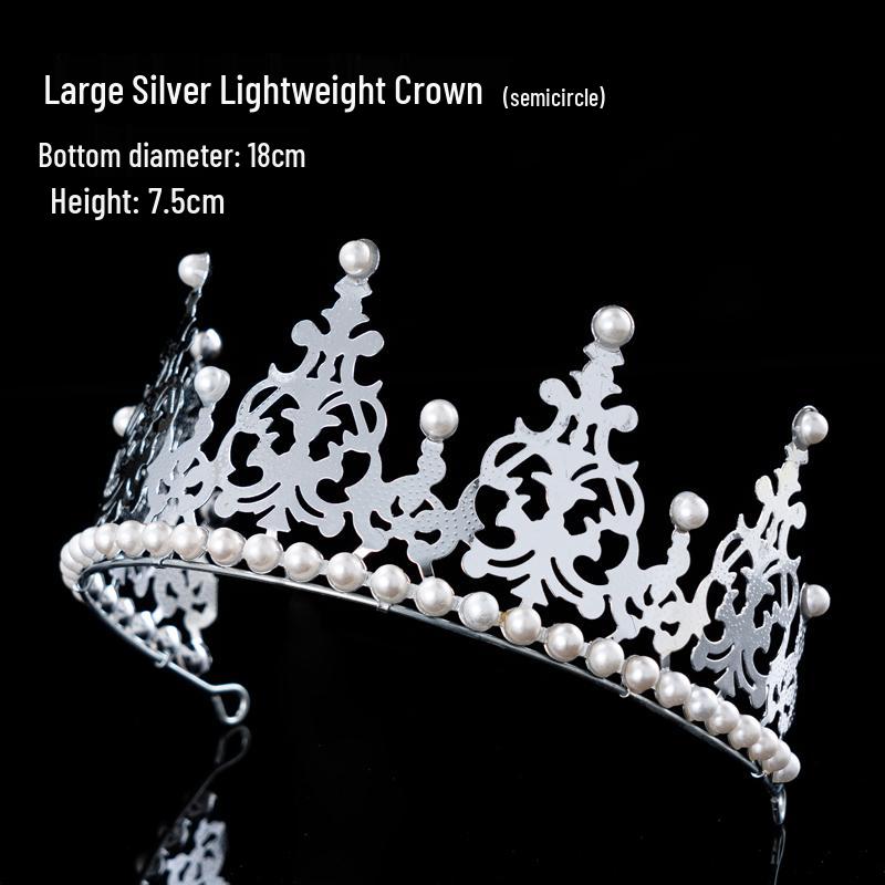 Coroană de Prințesă pentru Zi de Naștere cu Aripi de Pene, Perle și Cristale – Mini Accesorii pentru Copii