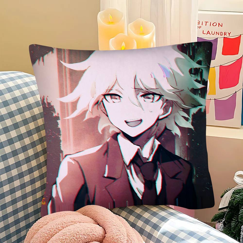pc NNagito Hajime Anime Pillow Case Fashion Square Pillowcase Bedroom Sofa Room Ins Decoration Leisure