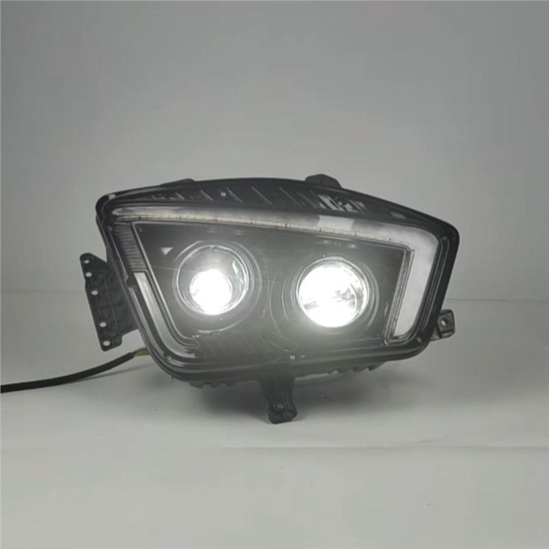 Compatible EST Headlight Assembly for Ouman H5 Galaxy: All-LED Super Bright Dual Lens