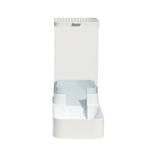 Automatischer Katzenfutterspender, 3,8 l/133,7 oz, Haustier-Wasserbrunnen, 2,0 kg schwerer Katzen-/Hundefutterspender, große Kapazität, Tierfutter-Wasserspender für Hunde und Katzen