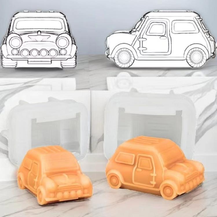 Bus Car Resin Molds for Making Candle Soap Chocolate, Muffins, Mousses, Fondant