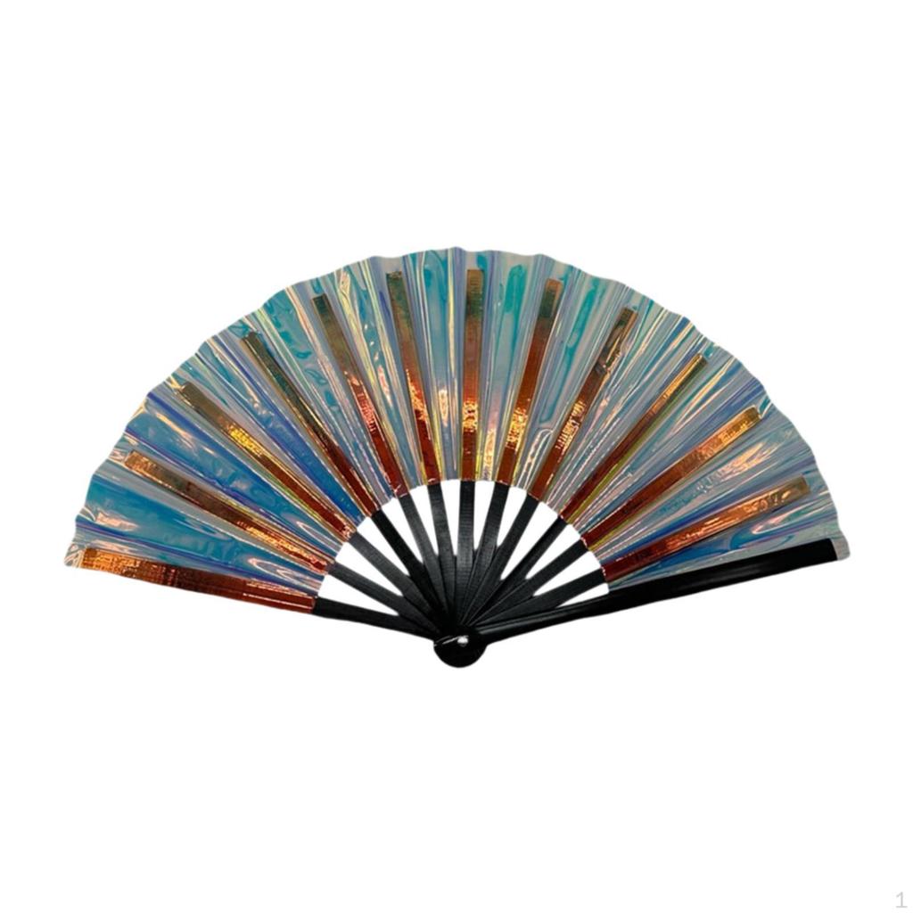 Folding Dancing Fan Creative Decoration Photo Props for Performance Party Line