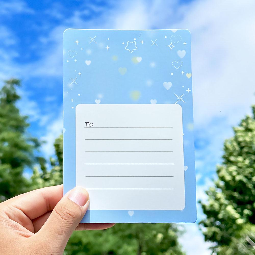 4 pcs Butterfly shaped greeting card, exquisite message envelope, postcard, bow, three fold discount card