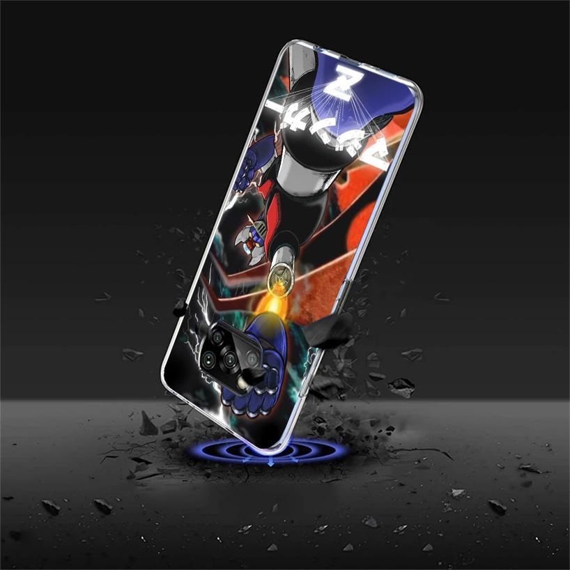 Manga Mazinger Z Anime Phnoe Case for Xiaomi Poco X5 X6 X7 Pro X4 Gt F7 Ultra M8 M7 Redmi 15C 15 13C 13 12C 12 Unique Cover Coqu