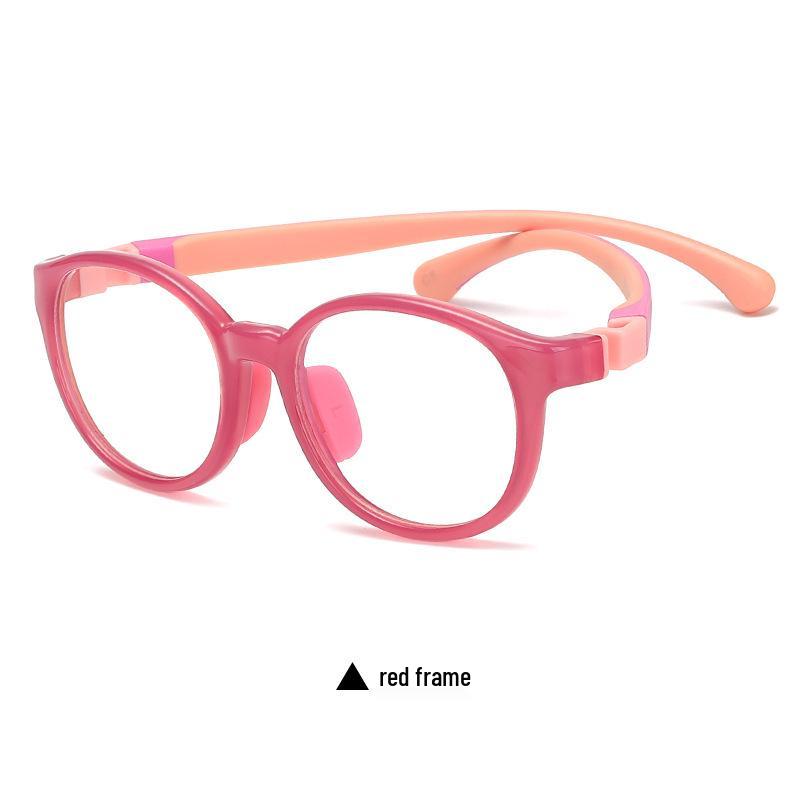 TR Dětské protiskluzové silikonové brýle: Módní brýlové obroučky blokující modré světlo 9109