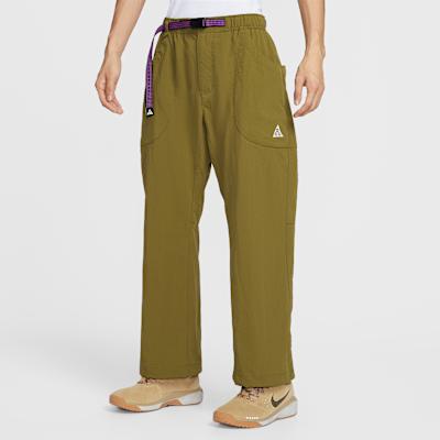 Nike ACG Casual Pants Men s Green Yellow Moderate Other XL