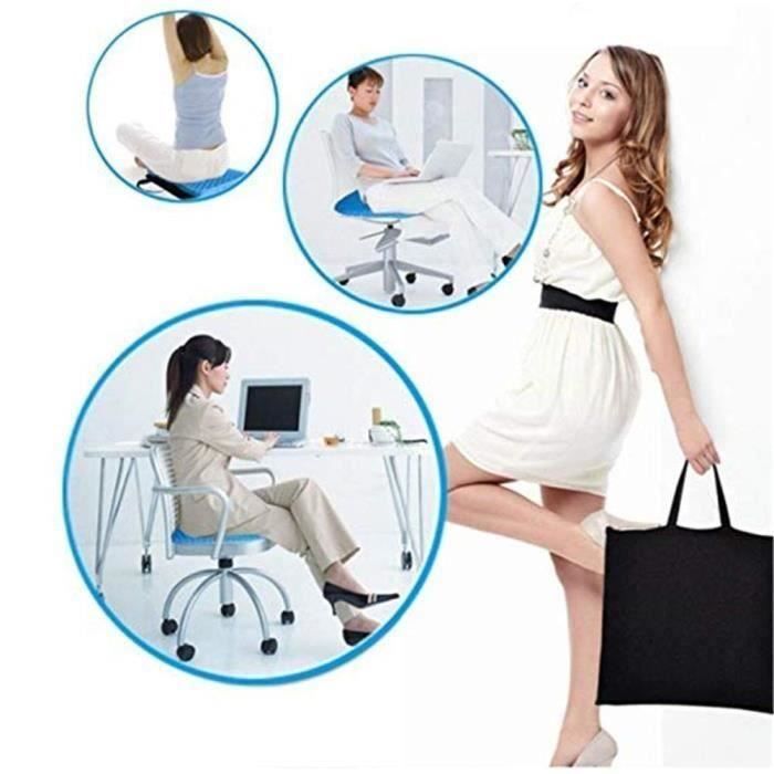 Egg Sitter Seat Cushion Coussin orthopédique de siège de gel nid d'abeille respirable Coussin de confort en mousse mémoire