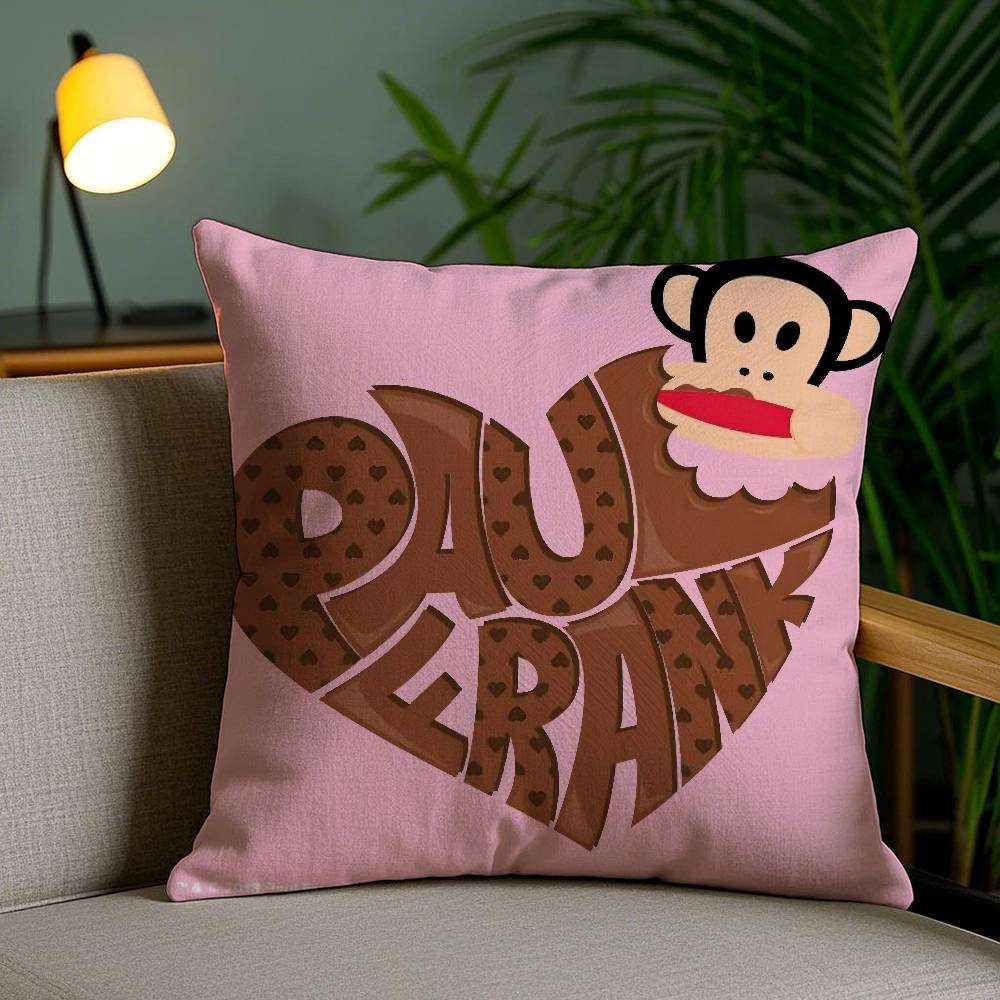 N-New P-Paul F-frank Pillow Case Anti-dustmite Invisible Zipper Sofa Bed