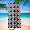 Popular Bohemian Beach Towel Digital Printing Quick-Drying Bath Towel Microfiber Beach Towel
