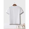 European Size Casual Style Men's T-Shirt Colorful Paisley Pattern Summer Wear Gift for Him Back Print