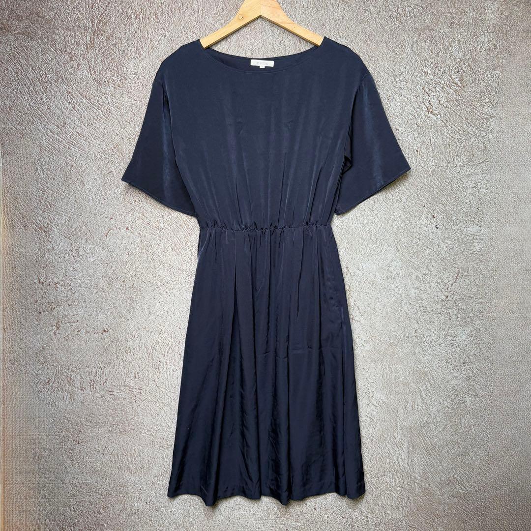 PLST long dress navy